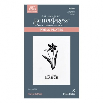 March Daffodil Press Plates...